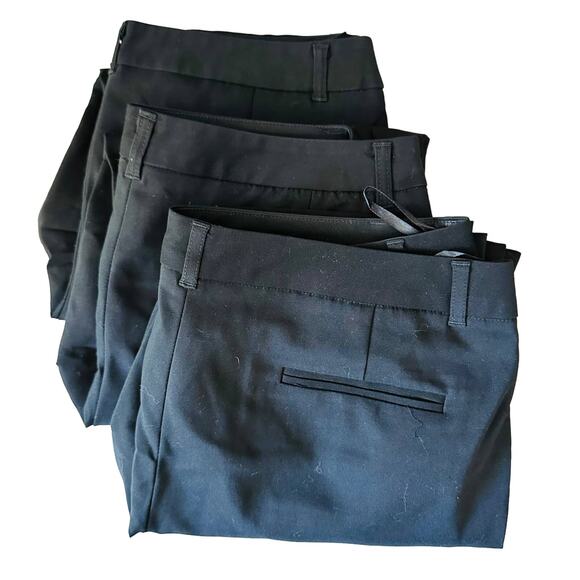 3 NORDSTROM Amanda + Chelsea Black Capri Cropped Work Casual Pants Trousers 8 - Picture 1 of 8